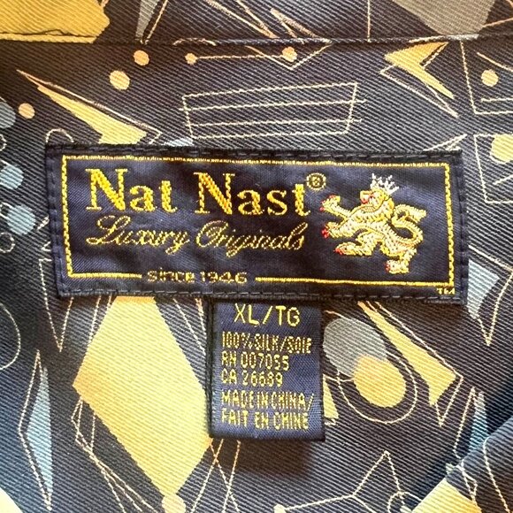 Nat Nast Luxury Originals 100% Silk Shirt! - Picture 8 of 10